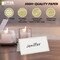 Better Office Products 100 Pack Gold Metallic Border Place Cards, 2in. x 3.5in. Folded Table Tent Cards, 100PK 64646 - alternate 3